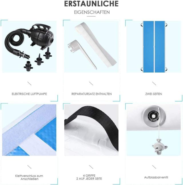 KAIERSN エアートラック 体操 エアマット タンブリングマット Amazon | KAIERSN エアートラック 体操 エアトマット