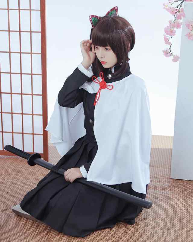 神併良品 栗花落カナヲ コスプレ ウィッグ付き 花の呼吸 つゆり 神併良品 栗花落カナヲ コスプレ ウィッグ付き 花の呼吸 つゆり