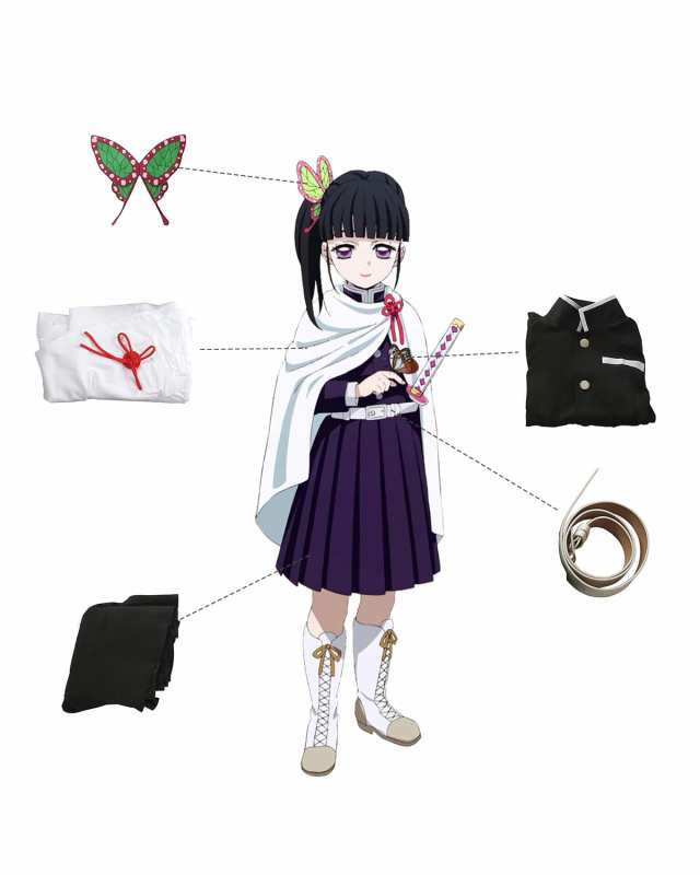 神併良品 栗花落カナヲ コスプレ ウィッグ付き 花の呼吸 つゆり 神併良品 栗花落カナヲ コスプレ ウィッグ付き 花の呼吸 つゆり
