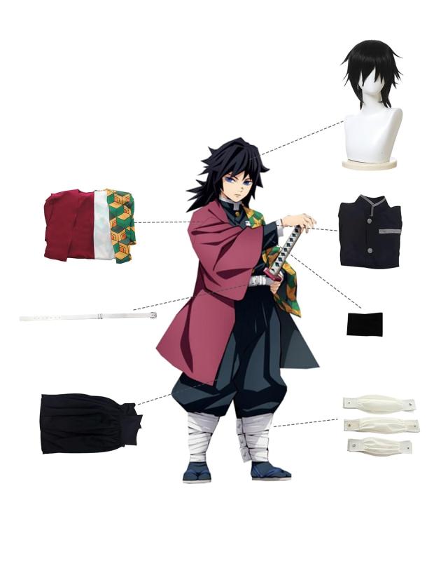 鬼滅の刃 冨岡義勇 コスプレ衣装ウィッグ付き Amazon.co.jp: 鬼滅の刃 冨岡義勇 コスプレ衣装 ウィッグ付き 柱