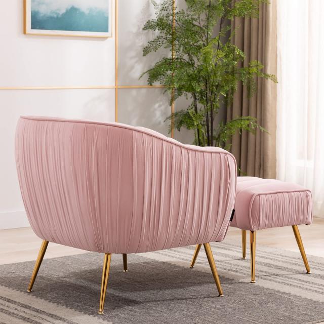 楽天市場】Altrobene 1人掛け ソファー ベルベット ソファ モダン