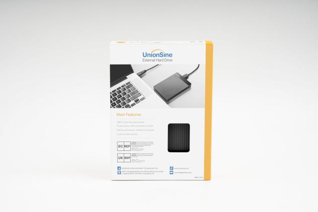 UnionSine 1TB 外付けハードディスク超薄型外付けHDDポータブル