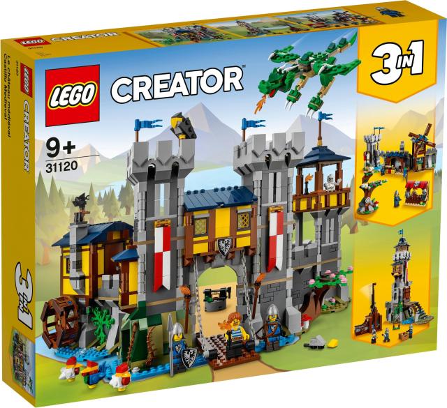 レゴ(LEGO) クリエイター エキスパート 中世のお城 おもちゃ 玩具 プレゼント 誕生日 ブロック クリスマス 男の子 女の子 子供 9歳 10歳_1