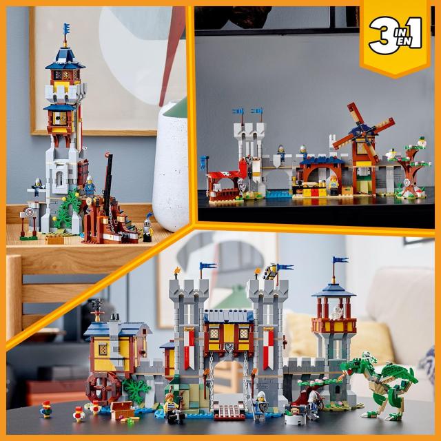 レゴ(LEGO) クリエイター エキスパート 中世のお城 おもちゃ 玩具 プレゼント 誕生日 ブロック クリスマス 男の子 女の子 子供 9歳 10歳_2