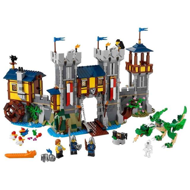 レゴ(LEGO) クリエイター エキスパート 中世のお城 おもちゃ 玩具 プレゼント 誕生日 ブロック クリスマス 男の子 女の子 子供 9歳 10歳_3