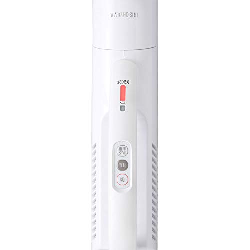 アイリスオーヤマ 掃除機 コードレス 極細軽量 ハンディ 紙パック スティッククリーナー 軽量 1.3kg 2WAY ほこりセンサー搭載 SBD-74-W