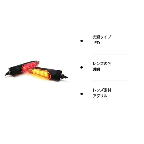 オートバイ汎用 高輝度 LED ウインカー/ポジションランプ ヤマハ MT-09 カワザキ Z800 ホンダ CBR1000 CBR600 スズキ  GSX (クリアレンズ,の通販はau PAY マーケット - ふうまりストア | au PAY マーケット－通販サイト