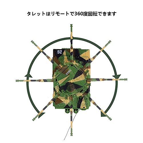 HJKLMM 戦車 ラジコン1/72ドイツのティーガーI戦車2.4GHz