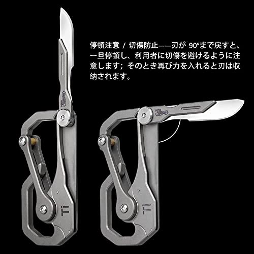KeyUnity KU00 チタンマルチツール キーホルダー 便利グッズ 多