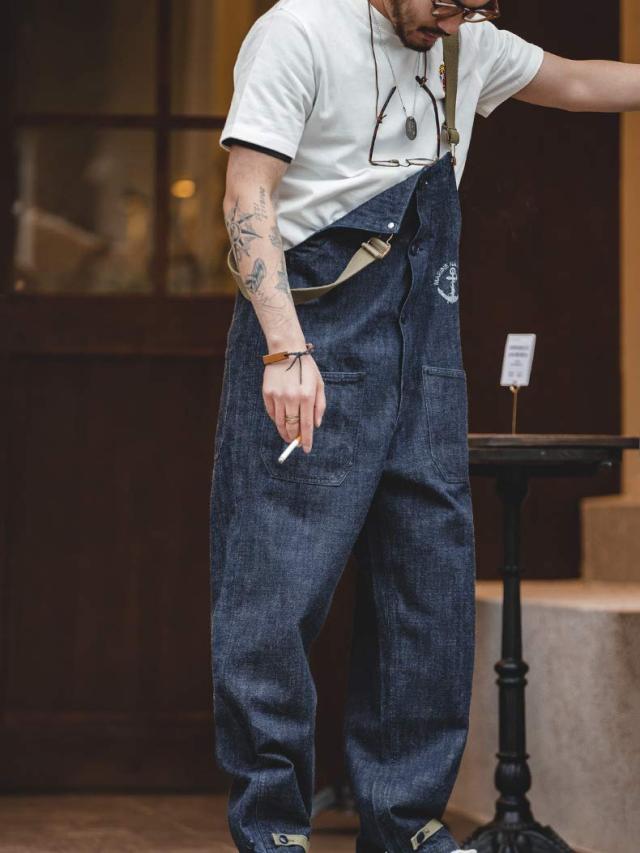 ノーマン] 米海軍 U.S.NAVY 大戦後期デッキパンツ ミリタリー メンズ