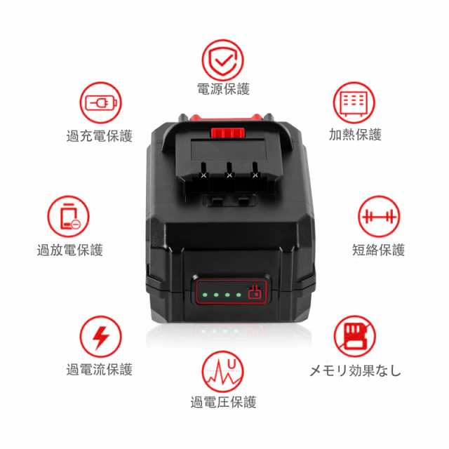 K16811 20V 互換バッテリー 6000mAh 20Vシーリズ電動工具に互換しますの通販は