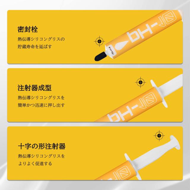 Novonest CPUグリス 熱伝導グリス CPUサーマルペースト 高性能ナノ 