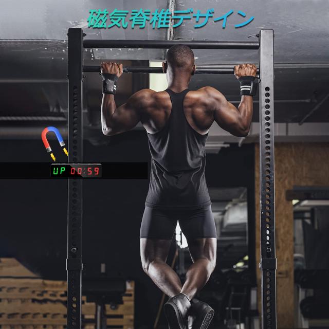 Jhering スポーツタイマー、ポータブルフィットネスタイマー、充電式で