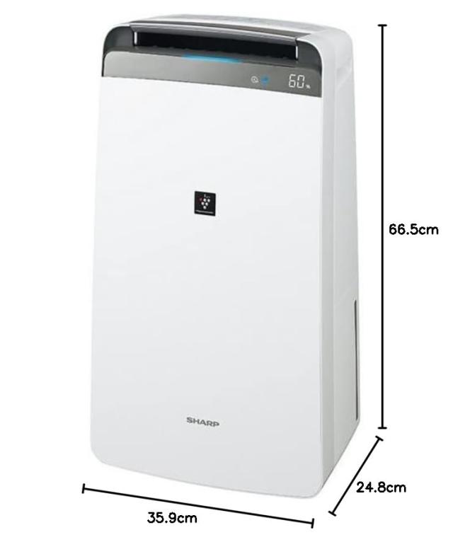 シャープ 衣類乾燥機 除湿機 18L / プラズマクラスター 7000 スタンダード 20畳 / 2021年モデル ホワイト CV-N180-W_4