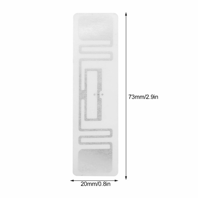 100枚 UHF RFIDタグ RFIDラベル シール ラベルの通販はau PAY