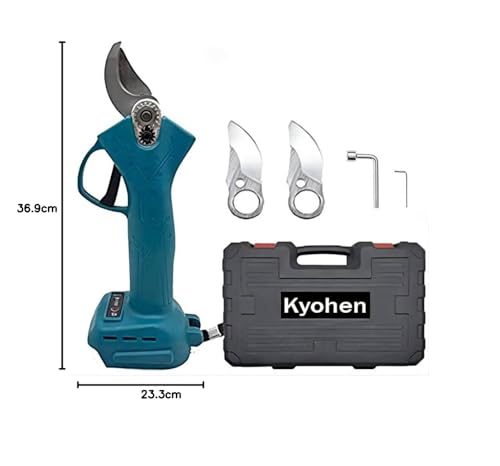 Kyohen 剪定ばさみ 電動ハサミ 替え刃2枚付き マキタ18Vバッテリー対応可能 充電式ハサミ 庭木/枝切り/果樹用 剪定鋏 園芸用剪定用具 充_7