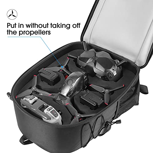 Smatree DJI FPV収納バッグパック DJI FPV ケース ハードジェルバッグパック ドローン・マルチコプター用ケース DJI FPVアクセサリー収納の通販は