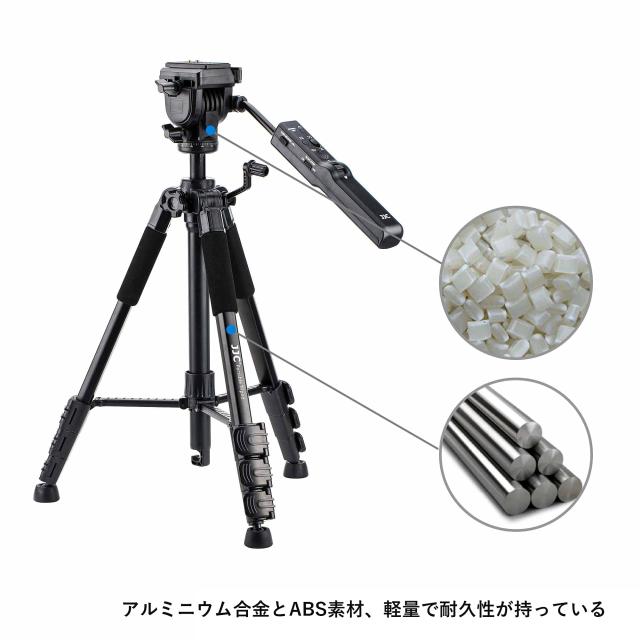 JJC ビデオカメラ三脚 リモートコントロール三脚 ソニー VCT-VPR1 交換用 リモコン 付き Sony α7RV α7IV FX30 A1 A7RIV A7RIII A7RII A_7