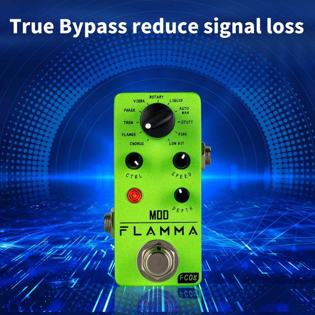 FLAMMA FC05 モジュレーションエフェクター FLAMMA FC05 Modulation Multi Effects Pedal Mod Guitar Pedal