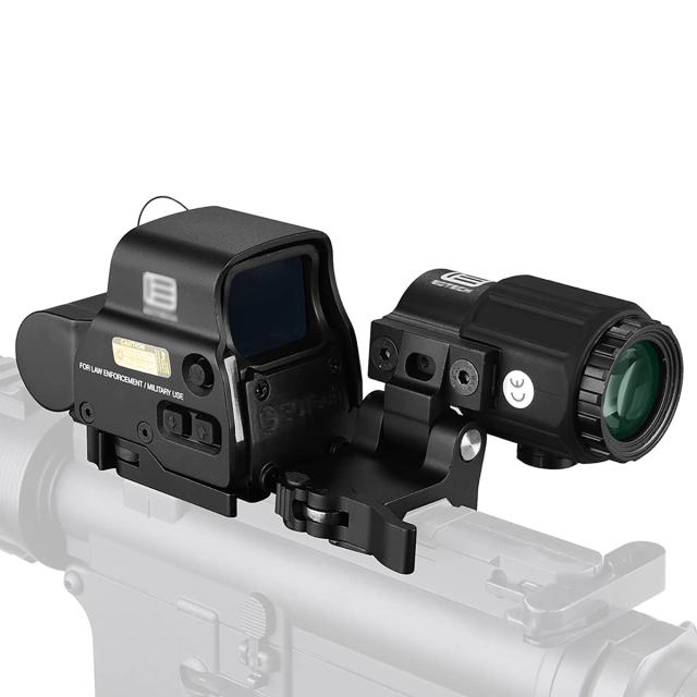 最新改良レンズ EO EXPS3 with G43 タイプ セット レプリカ ドットサイト ダットサイト ホロサイト マグニファイア Magnifire マウントス_2