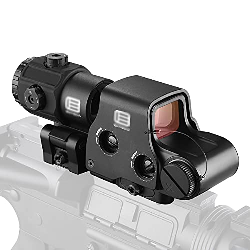 最新改良レンズ EO EXPS3 with G43 タイプ セット レプリカ ドットサイト ダットサイト ホロサイト マグニファイア Magnifire マウントス_5