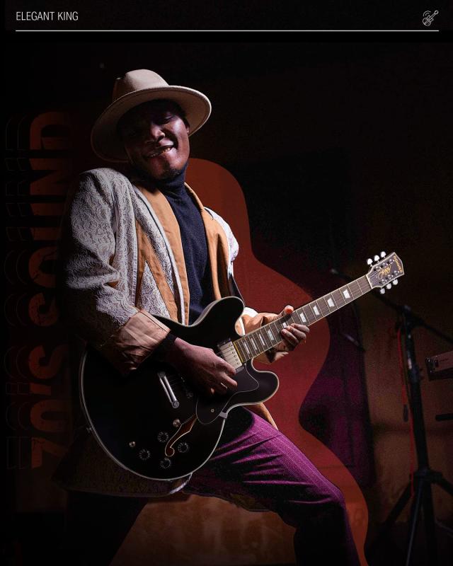 Donner セミアコギター エレキギター セミアコースティックギター セミホロウボディ ダブルカッタウェイ Jazz Electric Guitar with Semi_6