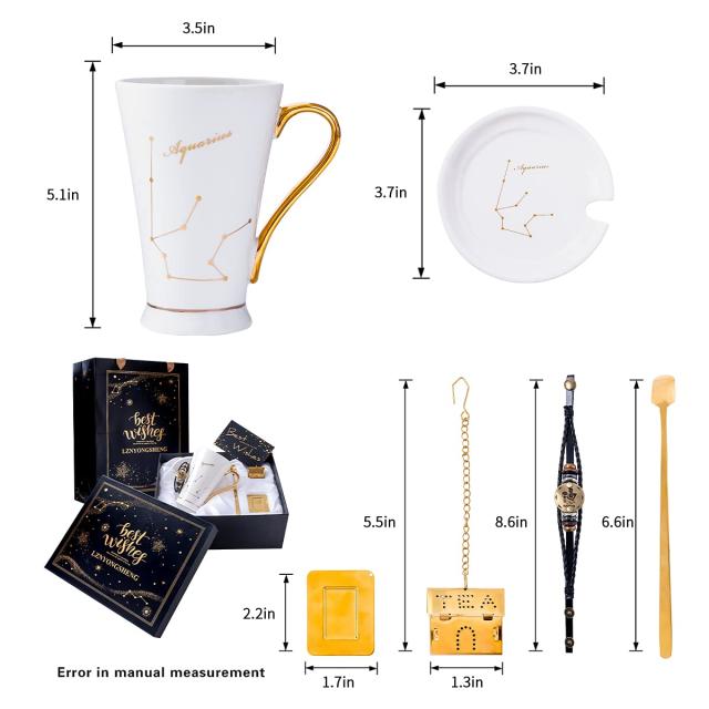 蠍座コーヒーカップ プレゼント マグカップ おしゃれ 星座 母親父親 男性女性 プレゼント 人気誕生日プレゼント 彼女 妻 姉 女友達 贈り