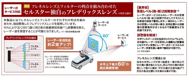 セルスター レーザー光対応＆GPSレーダー探知機 AR-33 セパレート型 18バンド トリプルセンサー ゾーン30対応 OBDII対応 3.2インチ GPSデ_1