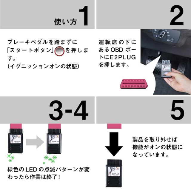 VW デイライト デイタイムランニングランプ デイタイムライト デイタイムランニングライト DRL E2PLUG Type02 for Volkswagen_3