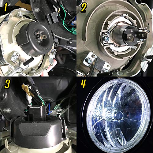 スフィアライト 日本製 バイク用LEDヘッドライト RIZINGα(アルファ) H4 Hi/Lo 4500K 車検対応 耐震20G SRAMH4045-02_8
