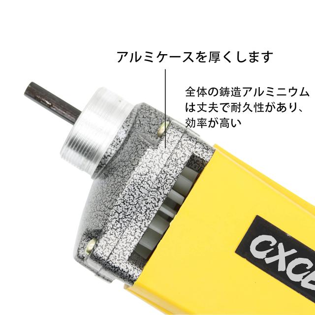 ハンドヘルド式コンクリートバイブレータ 110v 電動コンクリートバイブレータは 毎分13,000回振動します 振動棒Ф35mm ロッド長さ1ｍ コ_5