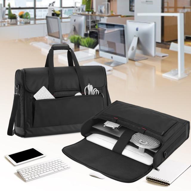 Trunab LCD用キャリングバッグ 24インチ用 LCD用（液晶ディスプレイ）トートバッグ ポケット付き ハンドル付きバッグ ブラック_8