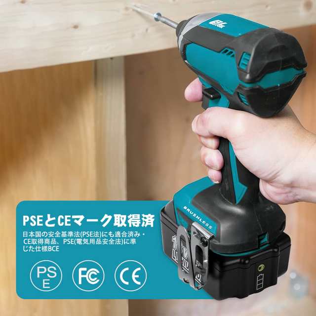 Ehomtikk 互換品マキタ18Vバッテリー マキタバッテリーBL1860B マキタバッテリー18V6.0Ah電動工具用リチウムイオンバッテリーBL1815  BL18の通販はau PAY マーケット - Ｅ４Ｌｉｆｅ | au PAY マーケット－通販サイト