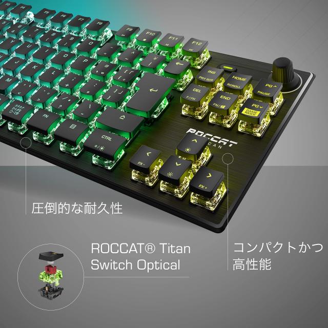ROCCAT ゲーミングキーボード Vulcan TKL Pro JP 日本語配列 ROCCAT ゲーミングキーボード Vulcan TKL Pro JP 日本語配列