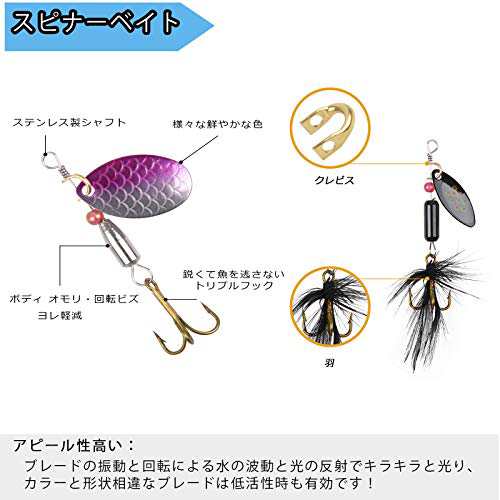 ハードルアー スピナールアー トラウト バス釣り 渓流 管釣り 16
