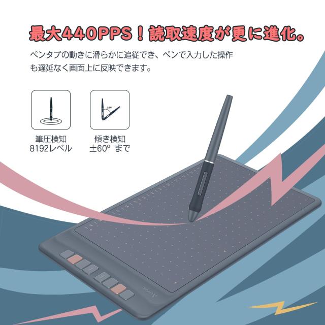 Artisul ペンタブ 板タブ スマホで使える板タブ 傾き検出 読取速度最大
