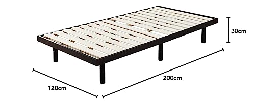 アイリスプラザ ベッド ベッドフレーム セミダブル 3段階 高さ調整 耐