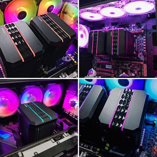 ALSEYE CPUクーラーM90、特別な隠しファン設計のARGBライト ALSEYE CPUクーラーM90、特別な隠しファン設計のARGBライト