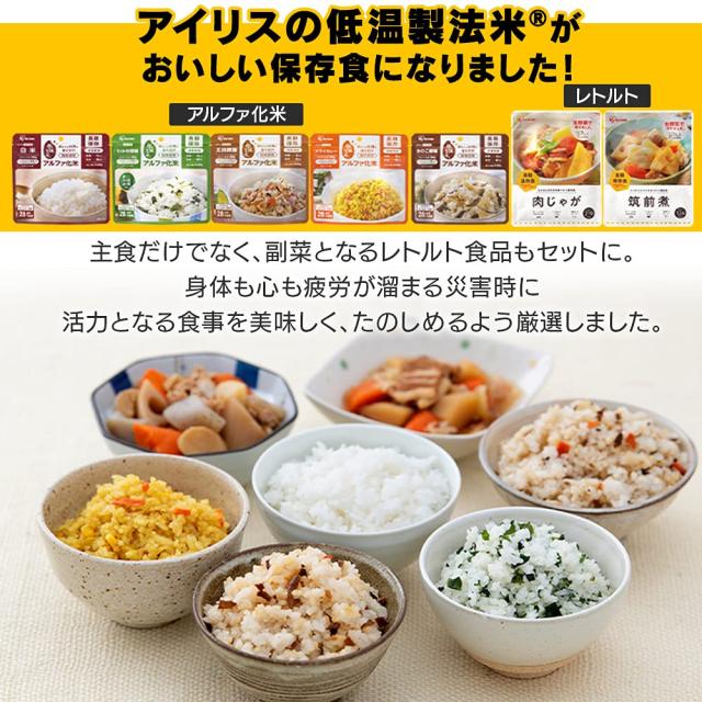 アイリスオーヤマ(IRIS OHYAMA) 防災グッズ 防災リュック 防災セット 食品付き 2人用 67点 NBS2-67 簡易トイレ 保存食 保存水 ホワイト_4