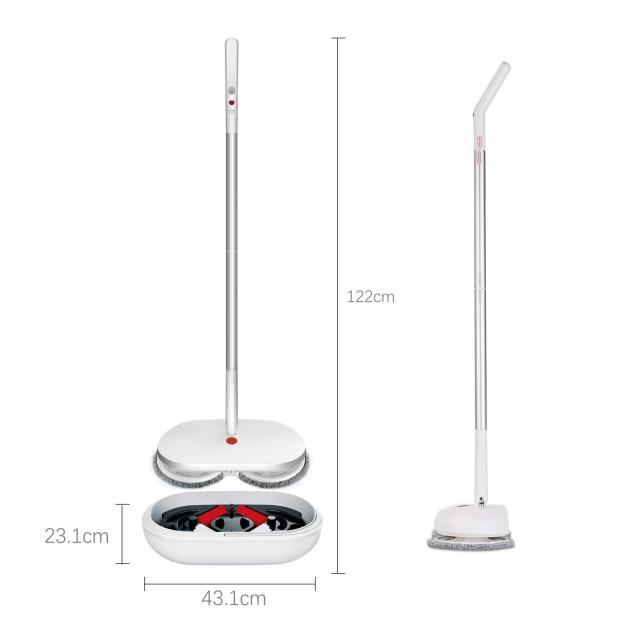 CLEANHOME コードレス回転モップクリーナー 自動洗浄機能 電動