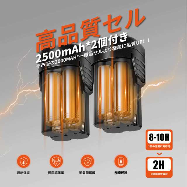 Kebtek 電動剪定バサミ テフロン非粘着性コーディング刃 16.8V コードレス 充電式剪定ばさみ 2500mAhのリチウム電池2個付き 電動枝切り鋏の通販はau  PAY マーケット - 36Shopkt 送料無料 | au PAY マーケット－通販サイト