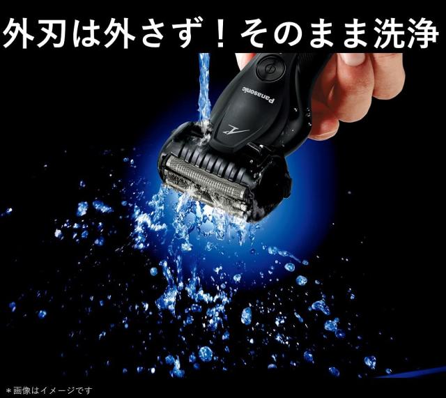 パナソニック ラムダッシュ メンズシェーバー 3枚刃 お風呂剃り可 黒 ES-ST2T-K_4
