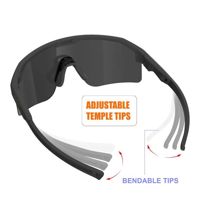 ER00] グリーンワープアラウンド・シールド偏光小型ナローサイクリング