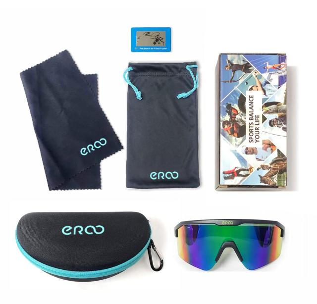 ER00] グリーンワープアラウンド・シールド偏光小型ナローサイクリング