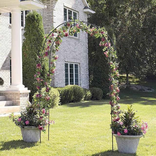 KRW ガーデンアーチ バラ アーチ ローズアーチ 鉄製 ガーデニング 幅