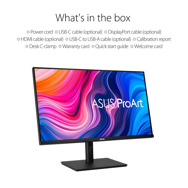 ASUS 4K モニター 32インチ 60Hz ディスプレイ IPS 4K HDMI 2.0(x2) DisplayPort PA329CV 液晶モニタ Professionalモニター 32インチ IPS 4K UHD(3840