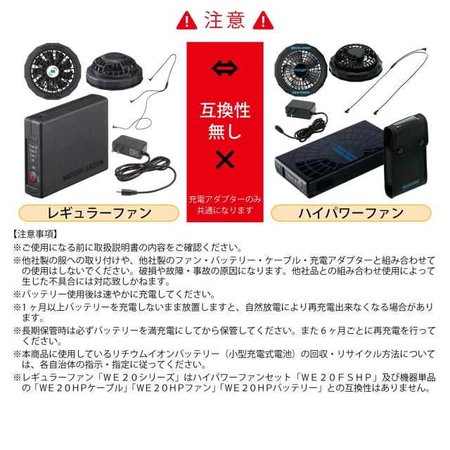[ミドリ安全] クールファン用 レギュラーファン セット WE20-FS5_3