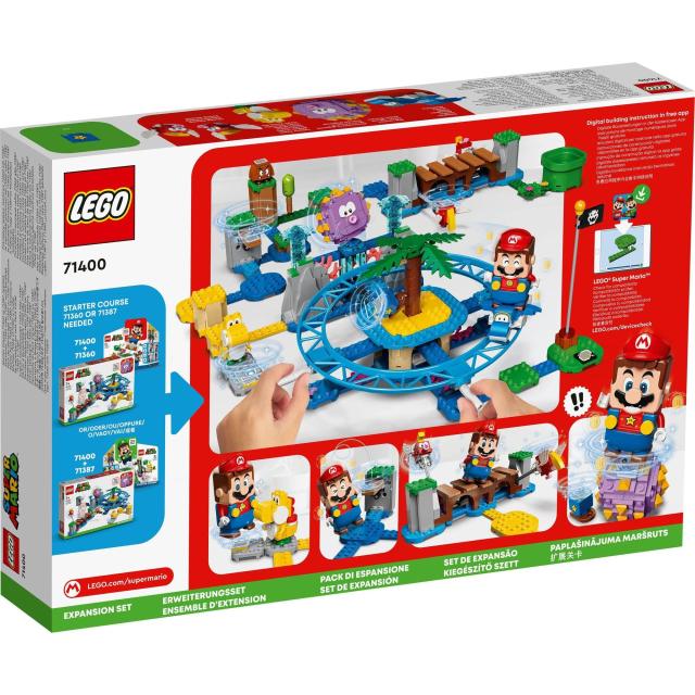レゴ(LEGO) スーパーマリオ でかウニラ と リフトン の なみのり チャレンジ 71400 おもちゃ ブロック プレゼント テレビゲーム 男の子_2