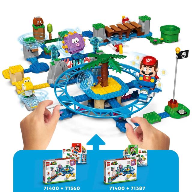 レゴ(LEGO) スーパーマリオ でかウニラ と リフトン の なみのり チャレンジ 71400 おもちゃ ブロック プレゼント テレビゲーム 男の子_6