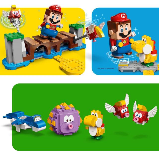 レゴ(LEGO) スーパーマリオ でかウニラ と リフトン の なみのり チャレンジ 71400 おもちゃ ブロック プレゼント テレビゲーム 男の子_7